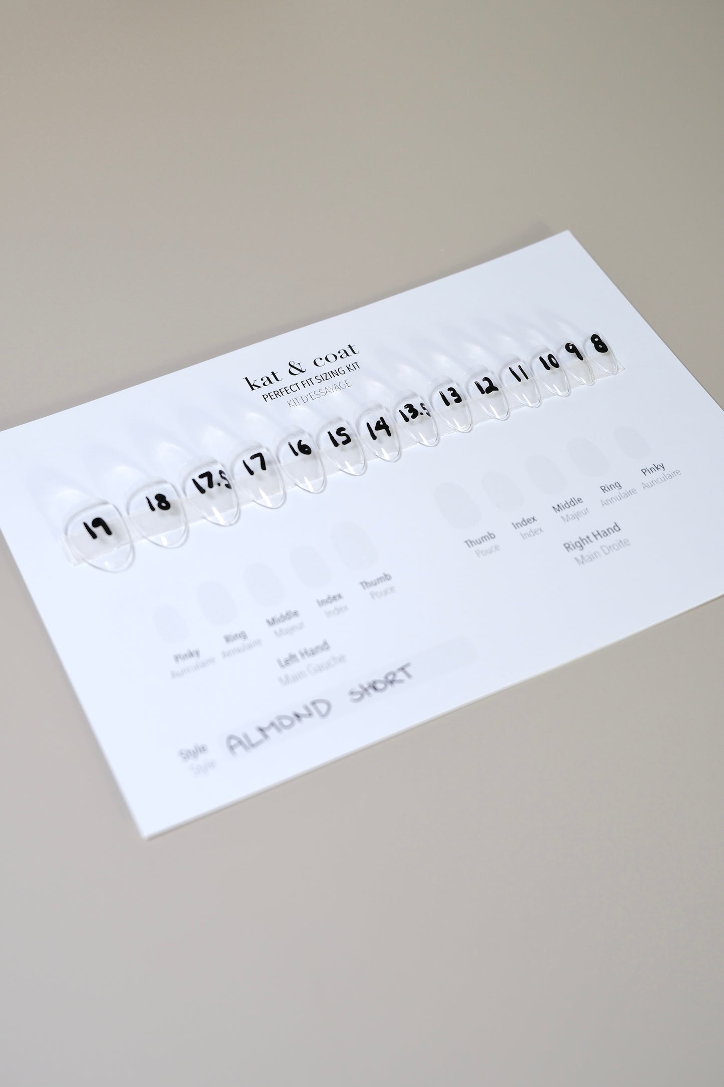 PERFECT FIT SIZING KIT