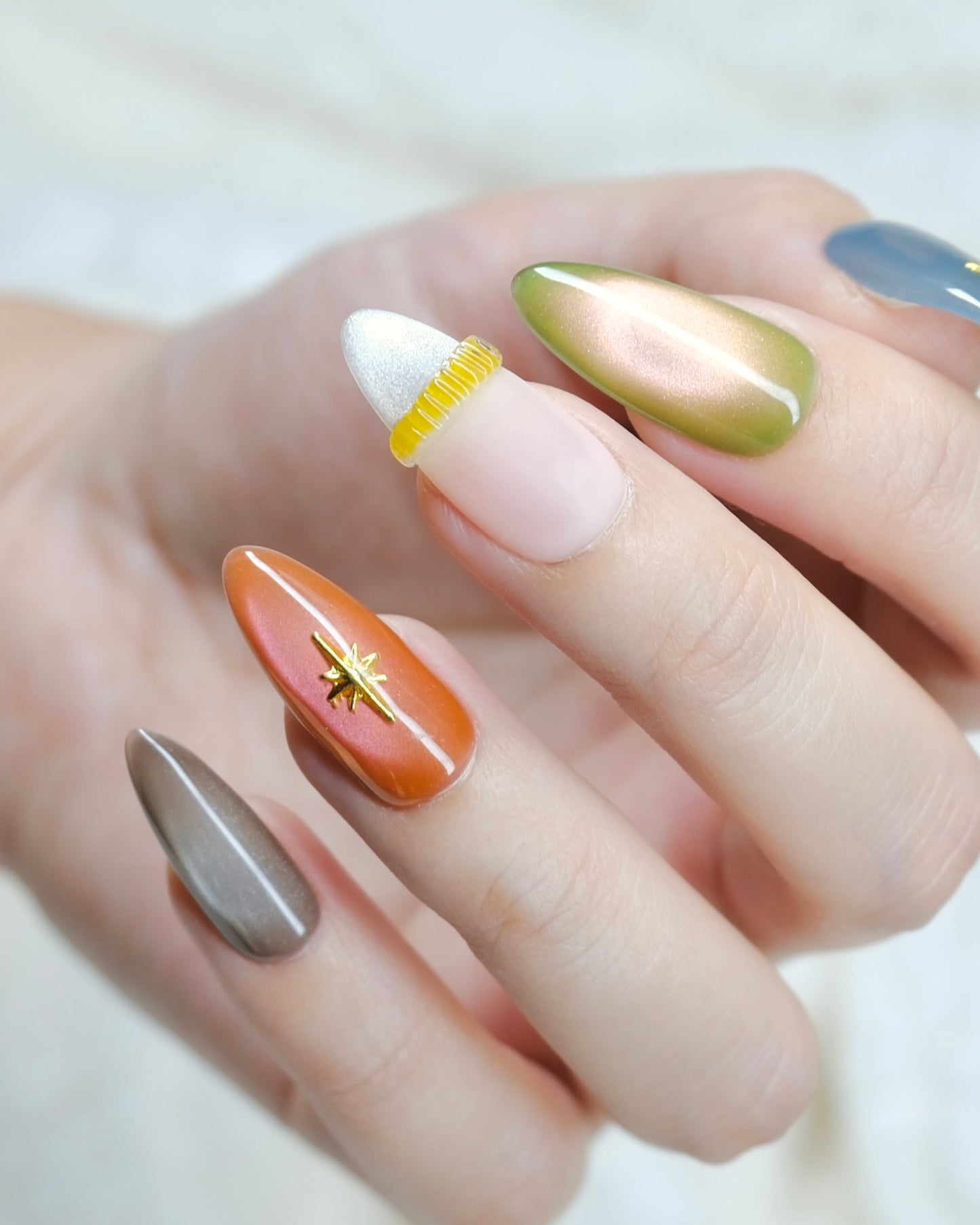 AUTUMN COURT PRESS-ON NAILS