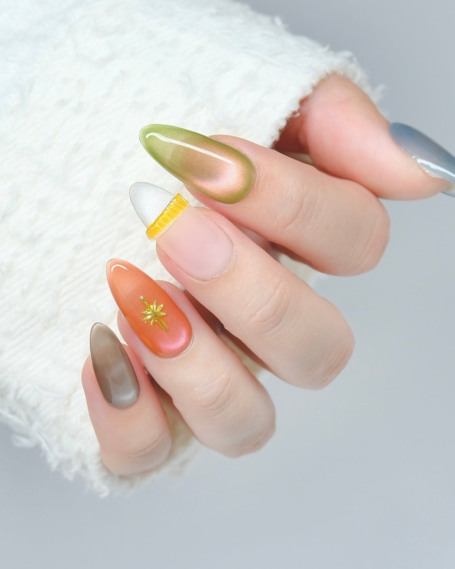 AUTUMN COURT PRESS-ON NAILS