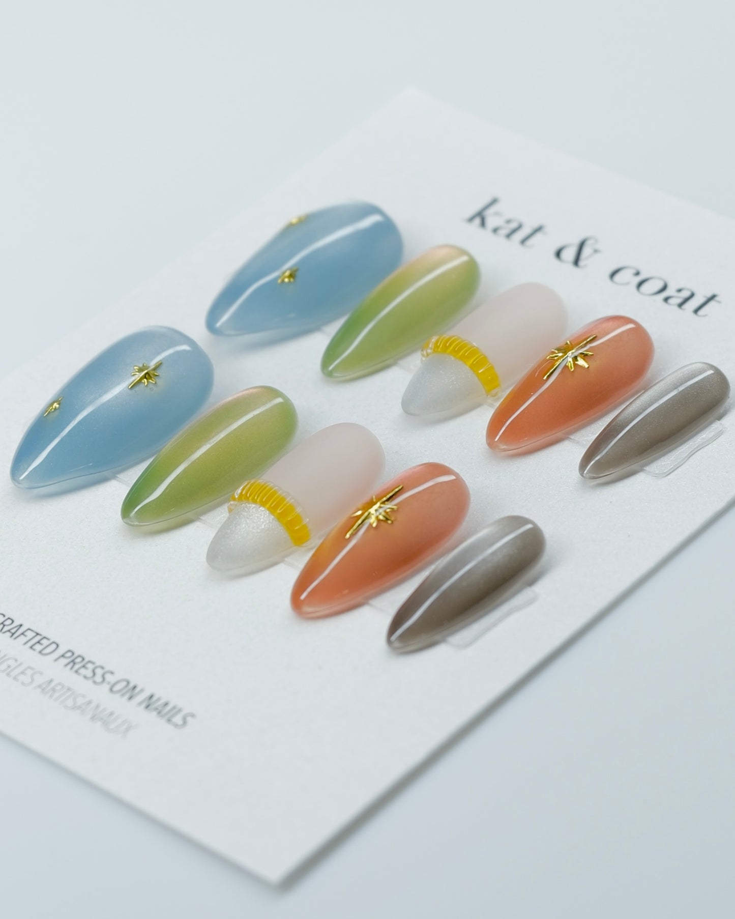 AUTUMN COURT PRESS-ON NAILS